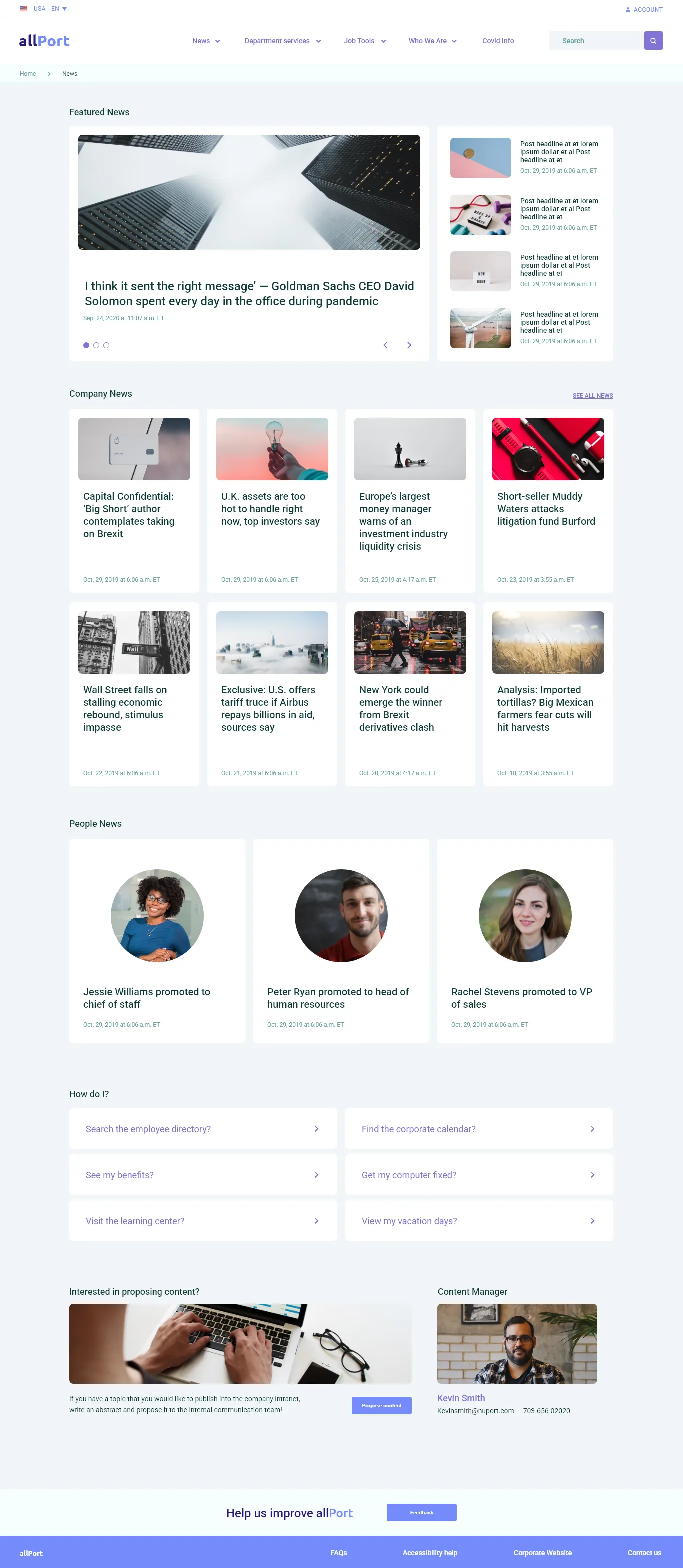 Adobe XD design